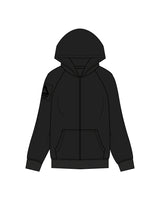 The Womens Zip Hoodie - Black - Stryker - Mountain - Black / Black