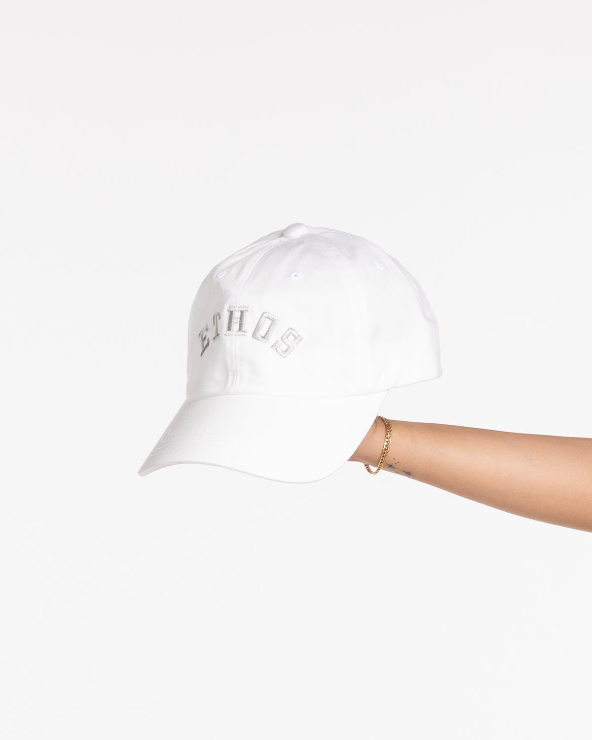 The Varsity Dad Hat - White