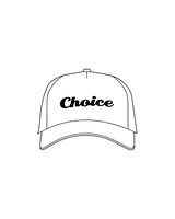 The Trucker Hat - White - Choice Juicery - Black