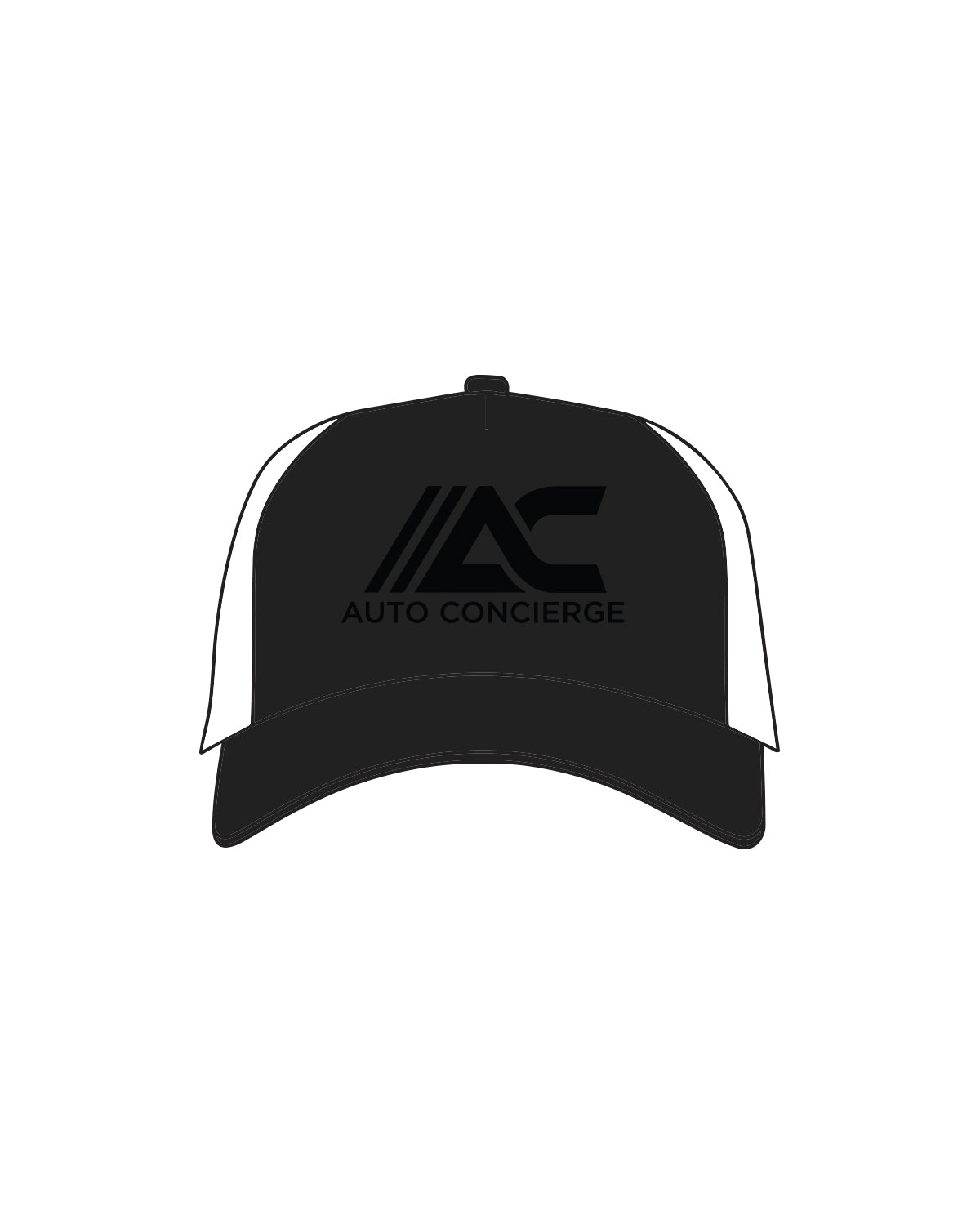 The Trucker Hat - Black / White - Auto Concierge - Black