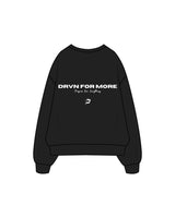 The Classic Crewneck - Black - DRVN Collective - Circle / Back - White