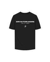 The Mens Tee - Black - DRVN Collective - Circle / Back - White