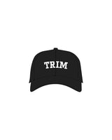 The Dad Hat - Black - Trim Fitness - Varsity Logo - White