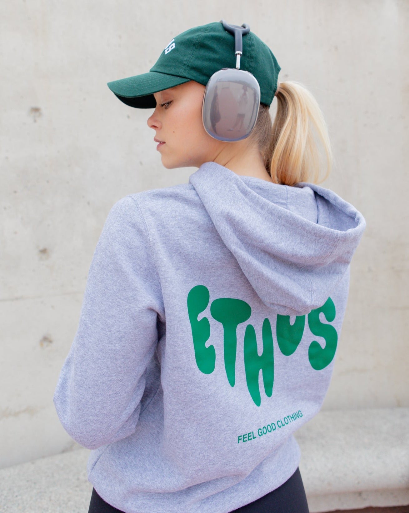 The Puff Print Womens Hoodie - Heather