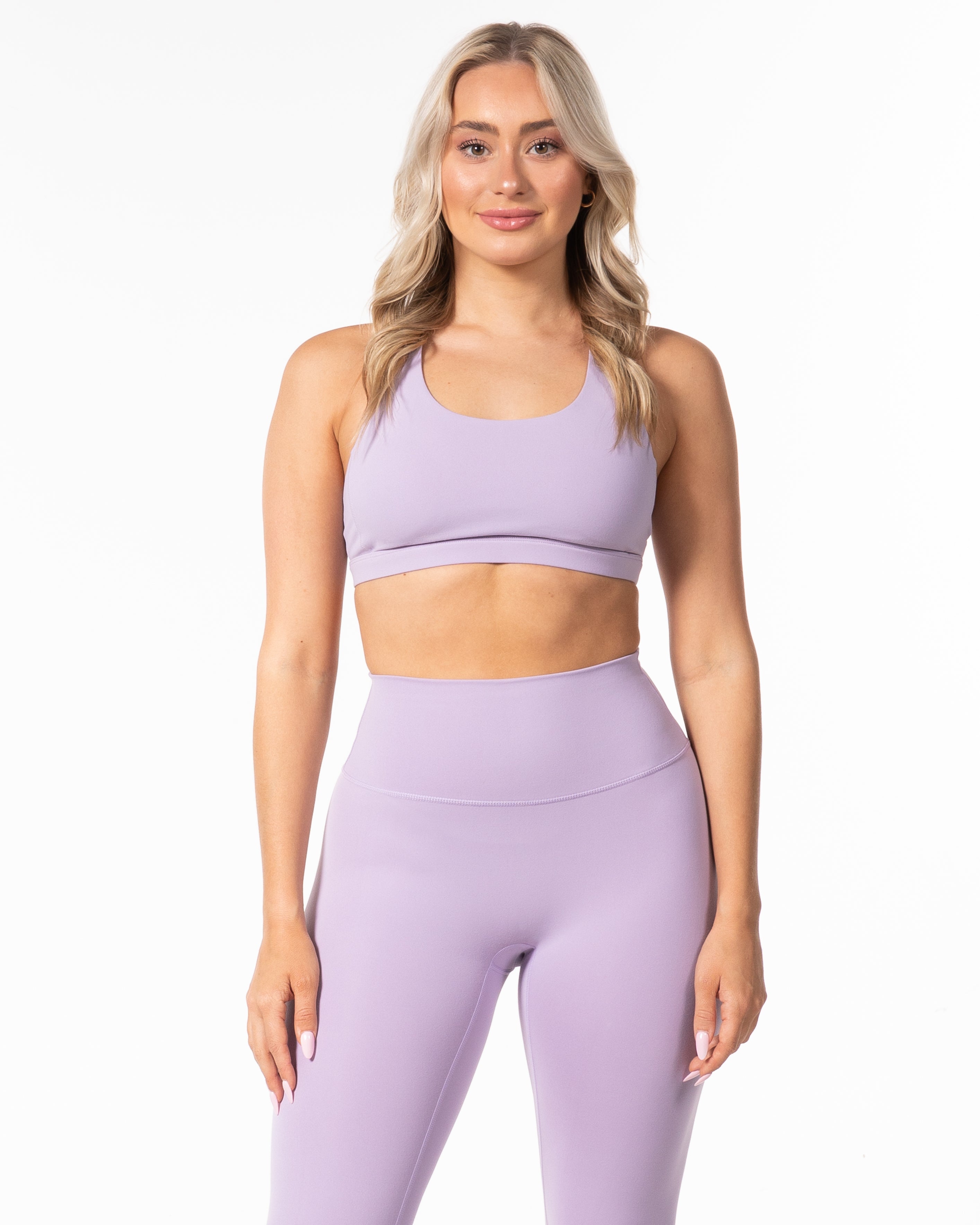 The Racer Bra - Lavender