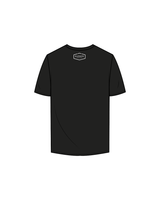 The Mens Tee - Black - Elevate - Front / Back - White