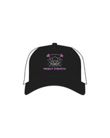 The Trucker Hat - Black / White - Paige Simmons - Full Color