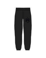 The Classic Sweatpants - Black - Bigger Picture Fitness - Left Thigh - Black