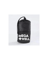 The Gym Towel - Black - Mega + Well - White