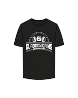 The Mens Tee - Black - Gladden Gains - Center - White