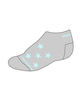 The Ballet Grip Sock - Heather - Mega + Well - Blue