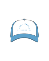 The Foam Trucker Hat - Baby Blue - Axe Fitness - Baby Blue