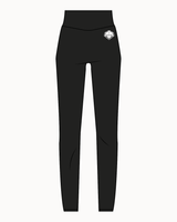 The Basic Legging - Black - Marcus Abraham - Left Hip - White