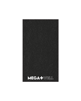 The Gym Towel - Black - Mega + Well - White