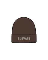 The Beanie - Brown - Elevate - White