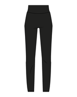 The Basic Legging - Black - Pilates Leucadia - Left Leg - White