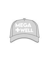 The Foam Trucker Hat - Light Grey - Mega + Well - White