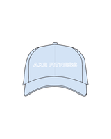 The Dad Hat - Light Blue - Axe Fitness - White