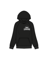 The Classic Hoodie - Black - Gladden Gains - Front / Back - White