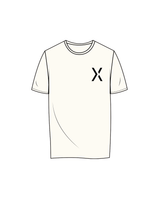 The Womens Tee - Off White - GFX - Left Chest - Black