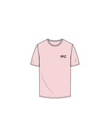 The Mens Tee - Pale Pink - Positively Fit Community - PFC Logo - Black