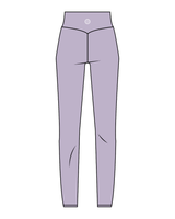 The Basic Legging - Lavender - Bodicore - Back - White