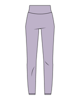 The Basic Legging - Lavender - Bodicore - Back - White