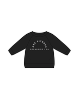 The Kids Crewneck - Black - Axe Fitness - Center - White