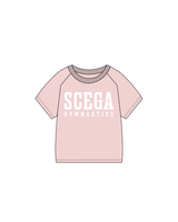 The Kids Tee - Pink - Scega - Collegaite Straight Center Chest - White