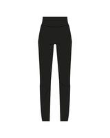 The Basic Legging - Black - Lume - Back Waist - White