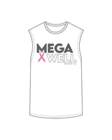 The Womens Classic Tank - White - Mega Well - Center Chest Stacked - Full Color