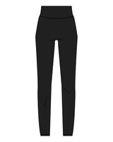 The Basic Legging - Black - EVERCORE - Back Center Waist - White