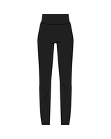 The Basic Legging - Black - Reform Fitness - Back Center Waistline - White