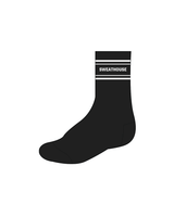 The Crew Grip Socks - Black - SweatHouse OC - White Logos and Grip