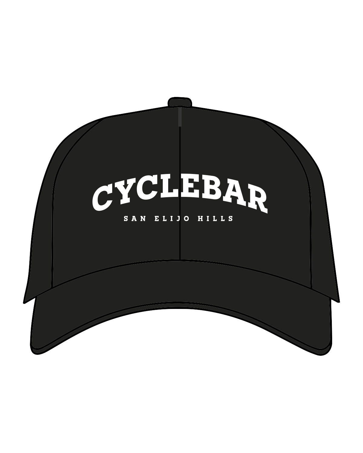 The Dad Hat - Black - Cyclebar - White