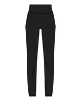 The Basic Legging - Black - Studio 45 - Back Logo - White