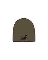 The Beanie - Olive - Updog Yoga - Icon Logo - Full Color