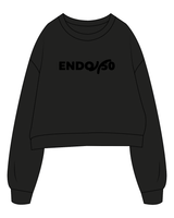 The Oversized Crop - Black - Endo50 Fitness - Sample - Black