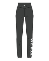 The Basic Legging - Pebble - Beautifully Savage - Back Waist - Right  Around Leg - White