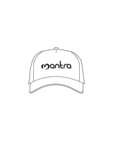 The Trucker Hat - White - Mantra Fitness - Black