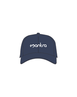 The Dad Hat - Navy - Mantra Fitness - White