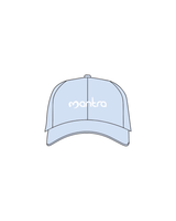 The Dad Hat - Light Blue - Mantra Fitness - White