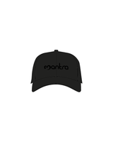 The Dad Hat - Black - Mantra Fitness - Front / Back - Black