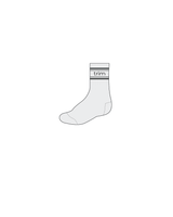 The Crew Grip Sock - Heather - Trim Fitness - Black Logos and Grip