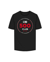 The Mens Tee - Black - F45 La Costa - Front / Back - 500 Club - Full Color