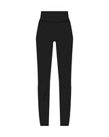 The Basic Legging - Black - Instaphysiques - Back Center - White